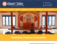 Tablet Screenshot of karmecholing.org